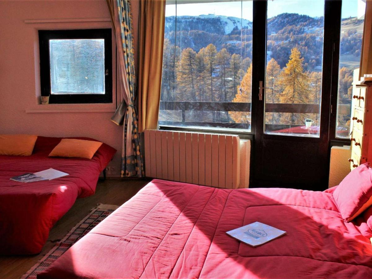 Studio Cosy A Risoul 1850 - 4 Couchages, Pied Des Pistes, Parking, Balcon - Fr-1-330-543 المظهر الخارجي الصورة